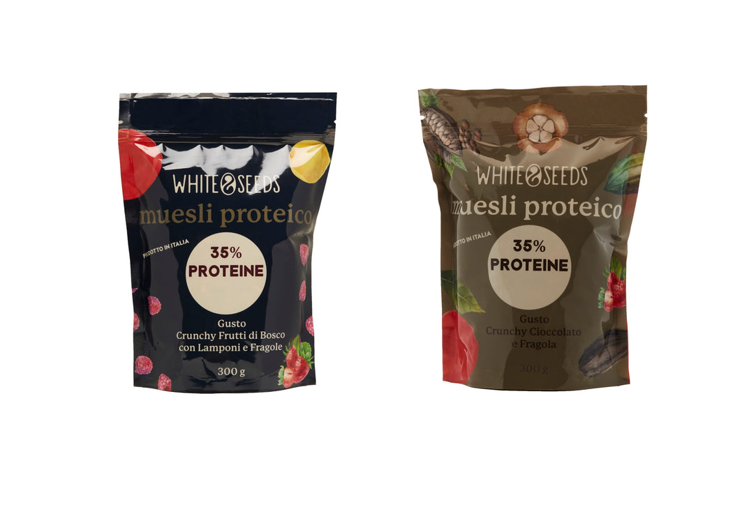 Muesli Proteici 35% Proteine - Pack Degustazione 2 in 1!